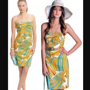 Banana Republic Trina Turk Strapless Sheath Dress 10